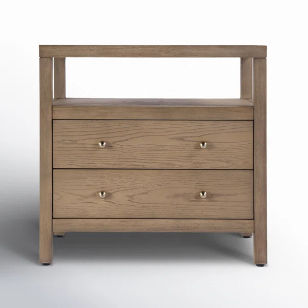 Celine 28" 2-Drawer Nightstand | Wayfair North America
