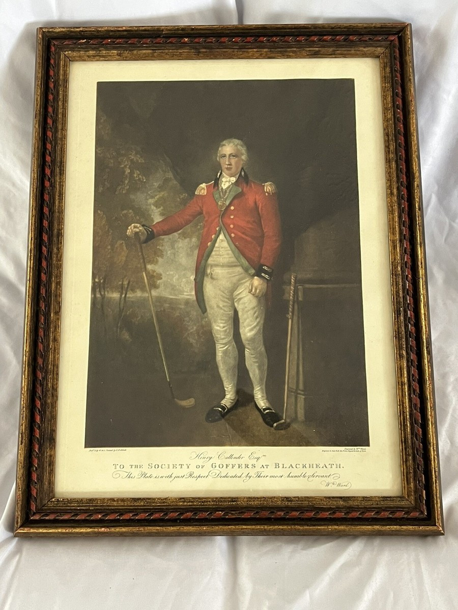 Vintage "The Society of Golfers At Blackheath" Henry Callender Engraved Wm. Ward | eBay US