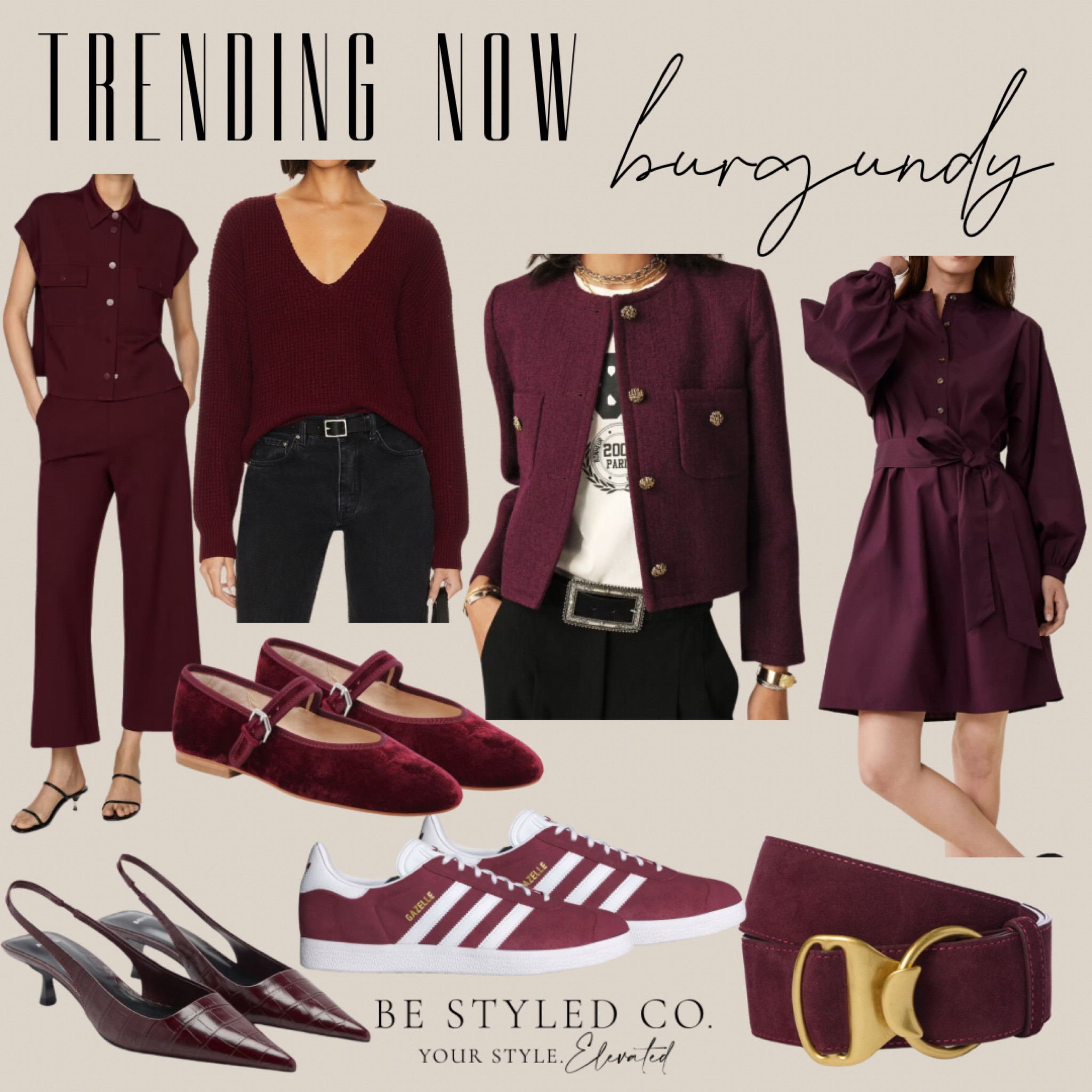 Trending now- all things burgundy! Our favorite burgundy clothes and accessories for fall 

#LTKStyleTip #LTKOver40 #LTKSeasonal
