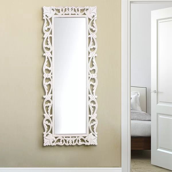 Reuben Traditional Distressed Full Length Mirror | Wayfair North America