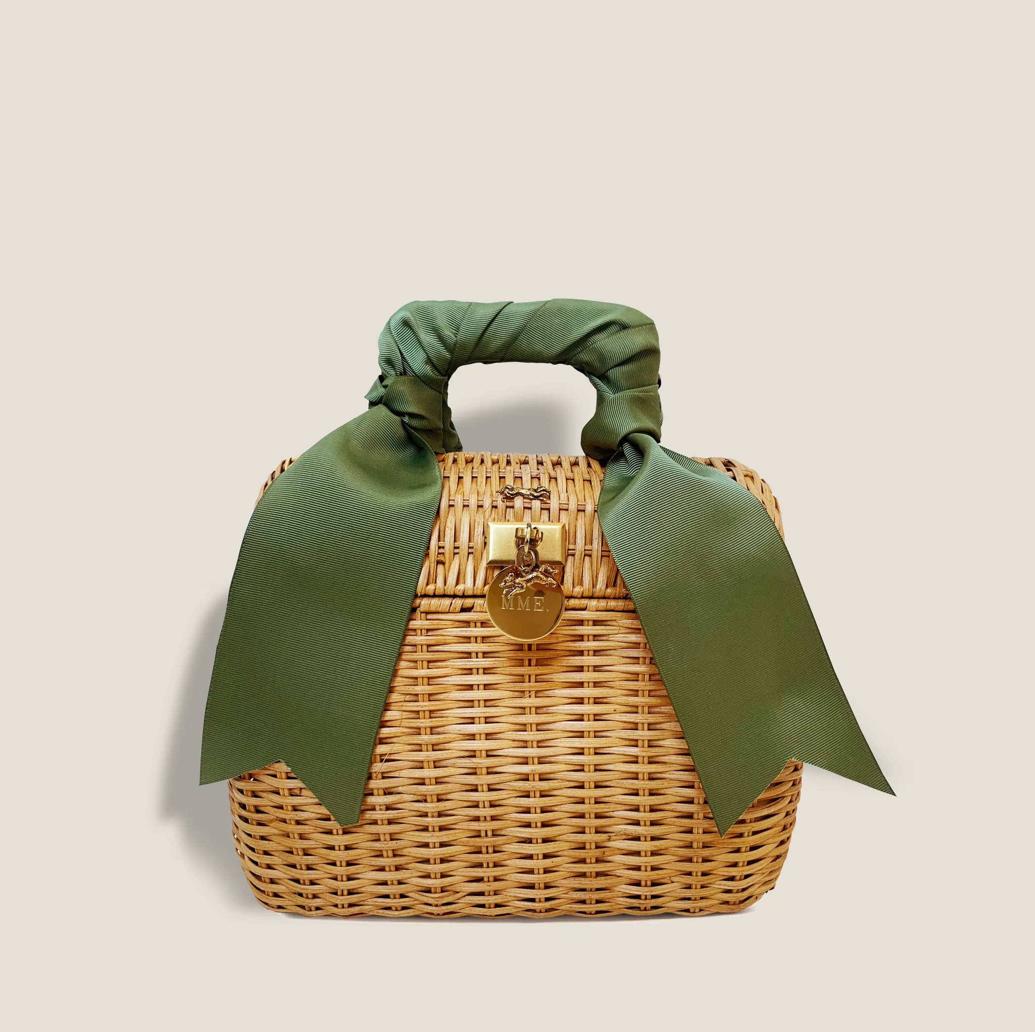 The MME. CROQUET Tote -MOSS | MME.MINK