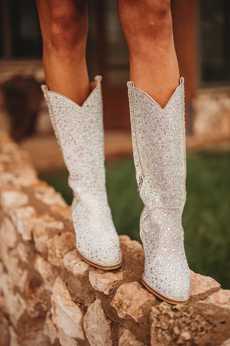 Spread Your Shine Rhinestone Cowgirl Boot | Apricot Lane Boutique