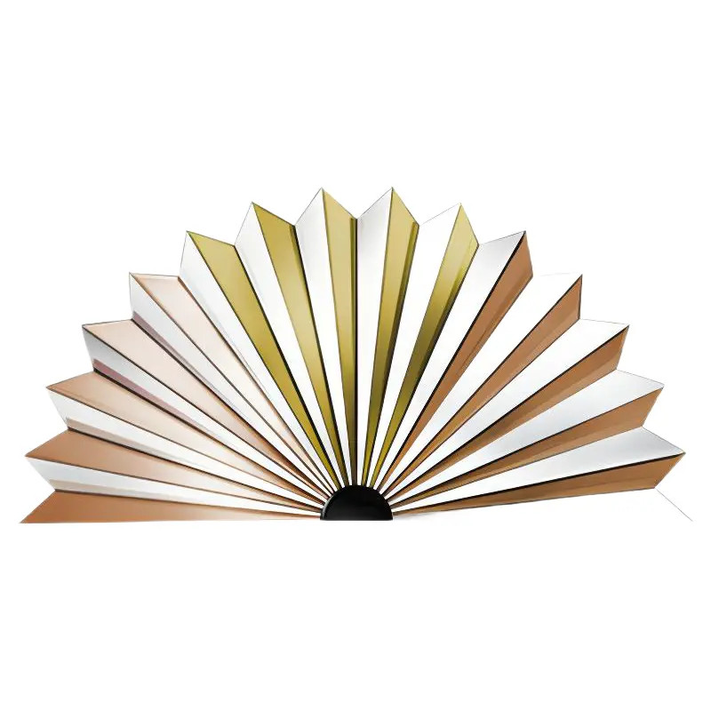 Fan Mirror by Reflections Copenhagen | Chairish