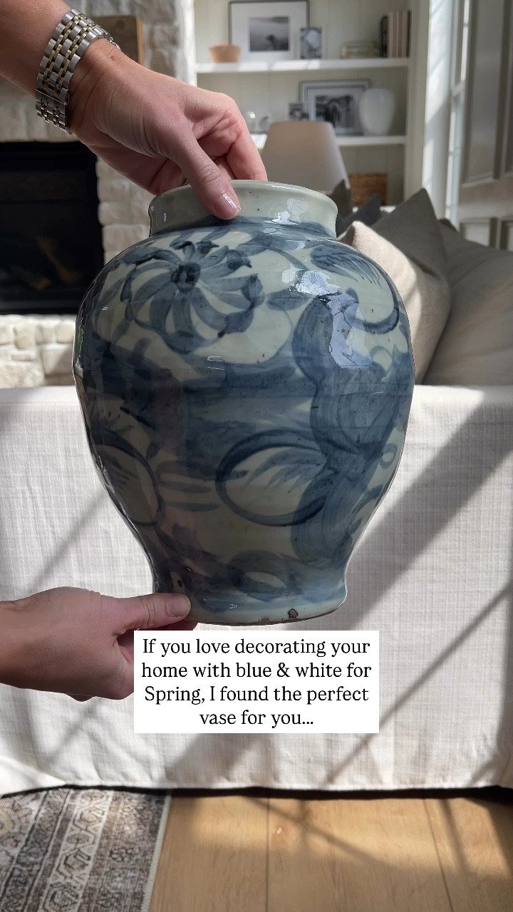 The prettiest blue & white vase! 💙🤍

Use code: kate20 to save 20% 

#LTKHome #LTKSeasonal #LTKStyleTip