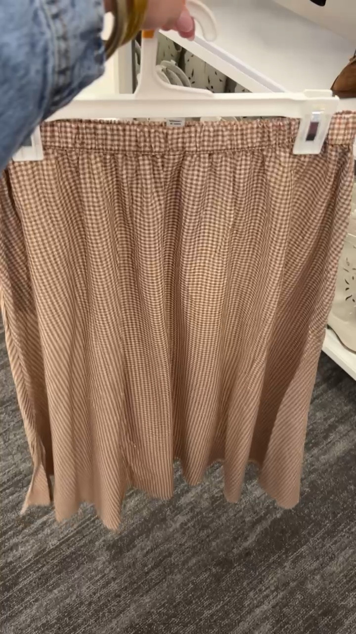 Love this skirt — pair with a white top or the matching gingham top!🤎😍 The elastic waist makes this skirt so comfy!

Skirt, western, vacation, spring outfit, spring fashion, target style, country concert, rodeo, @Target 


#LTKMidsize #LTKSeasonal #LTKootd