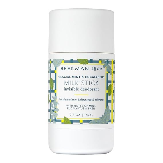 Beekman 1802 Milk Stick Whole Body All-Day Invisible Deodorant - Glacial Mint & Eucalyptus - Figh... | Amazon (US)