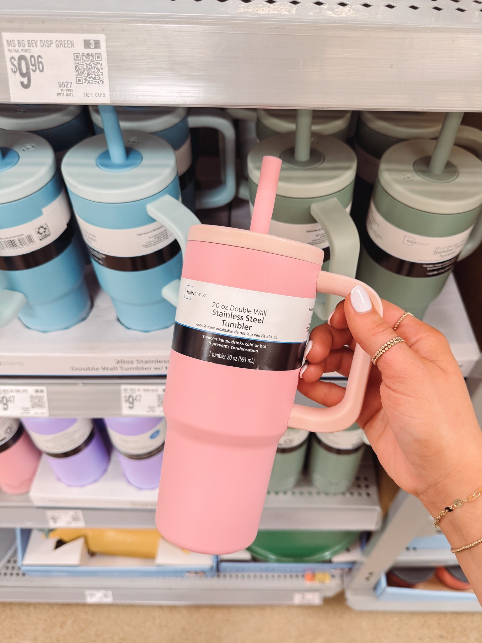 The cutest stainless steel 20oz tumblers at Walmart! So many fun colors 🤩💕

Mom favorites, kids, family, summer, seasonal, affordable, water bottle, straw cup, straw lid 

#LTKKids #LTKSeasonal #LTKFindsUnder50