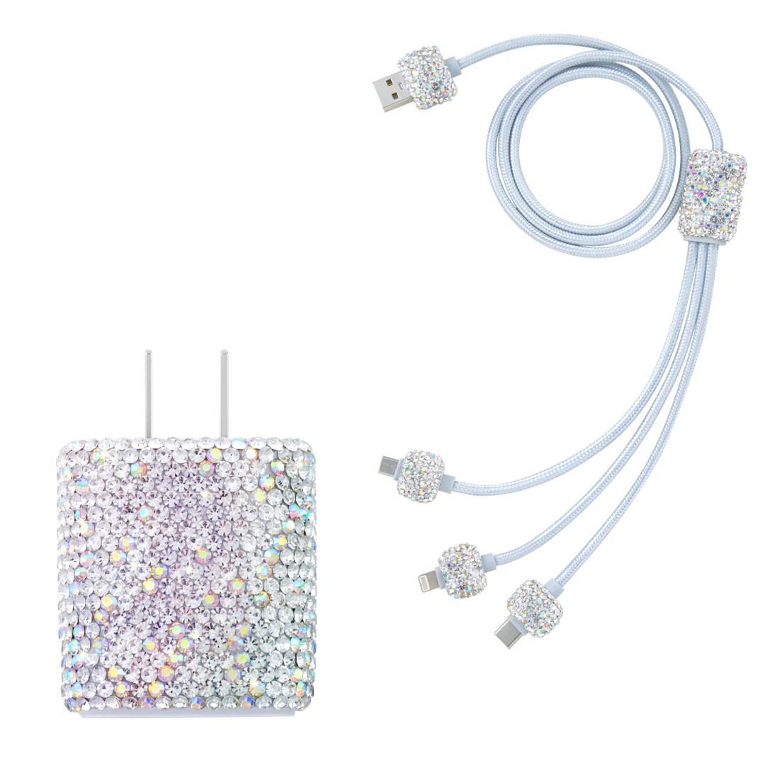 RIKI Crystal Charging Cable & Cube | RIKI LOVES RIKI