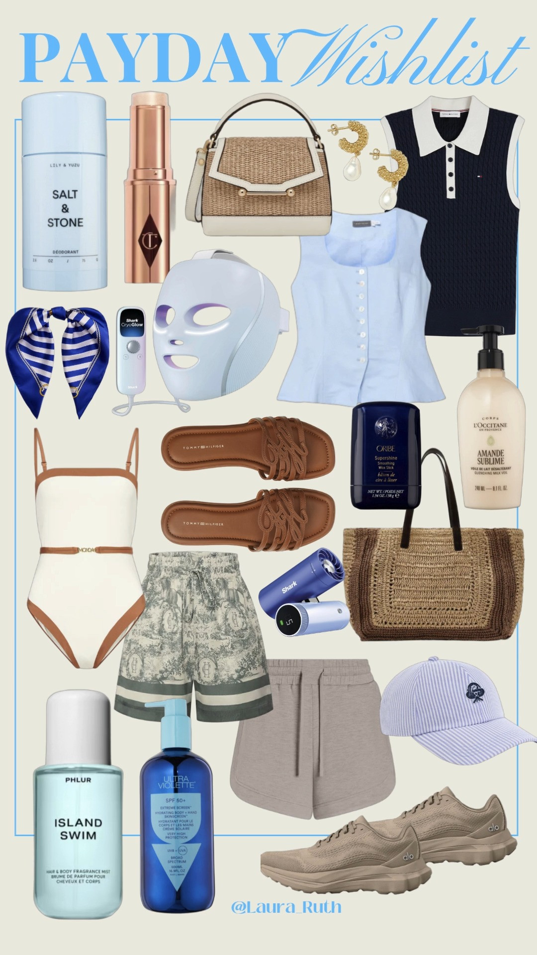 June Payday Wishlist 🤎🌊
Currently craving effortless summer neutrals, woven textures, and a few luxe beauty staples to make every day feel a little more elevated. Think raffia bags, breezy linen, coastal blues, comfy sets, SPF essentials, glowy skin, and the little extras that make getting ready feel like a treat.  

 #LTKuk #LTKsummer #LTKbeauty