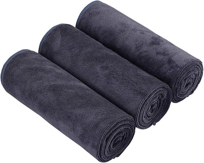 HOPESHINE Microfiber Fitness Workout Towels Absorbent Gym Towels for Men & Women Sweat Yoga Towel... | Amazon (US)