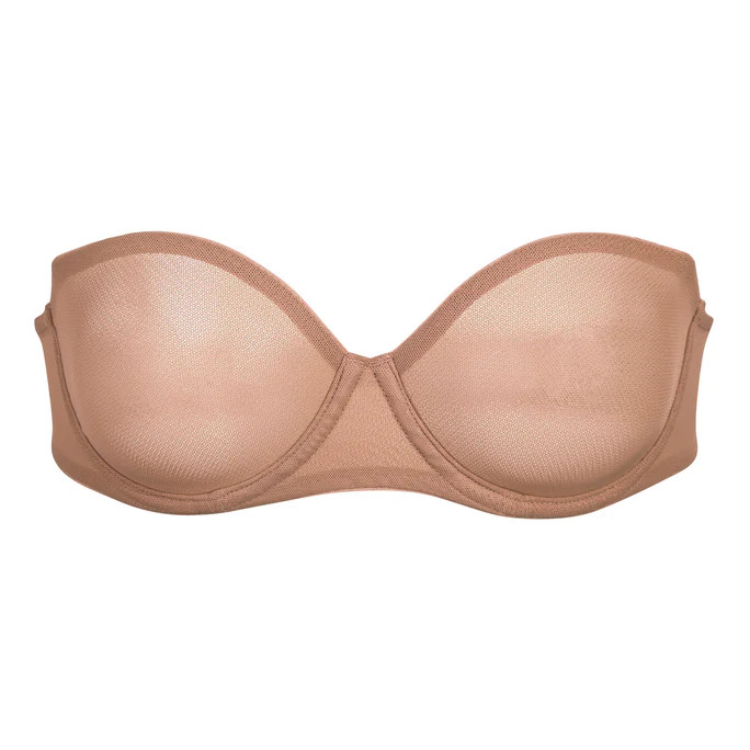 MESH STRAPLESS BRA | ONYX | SKIMS (US)