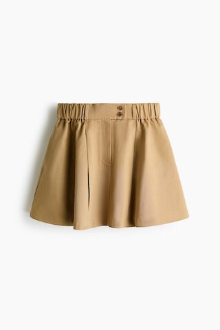 H & M - Flared Mini Skirt - Beige | H&M (US + CA)