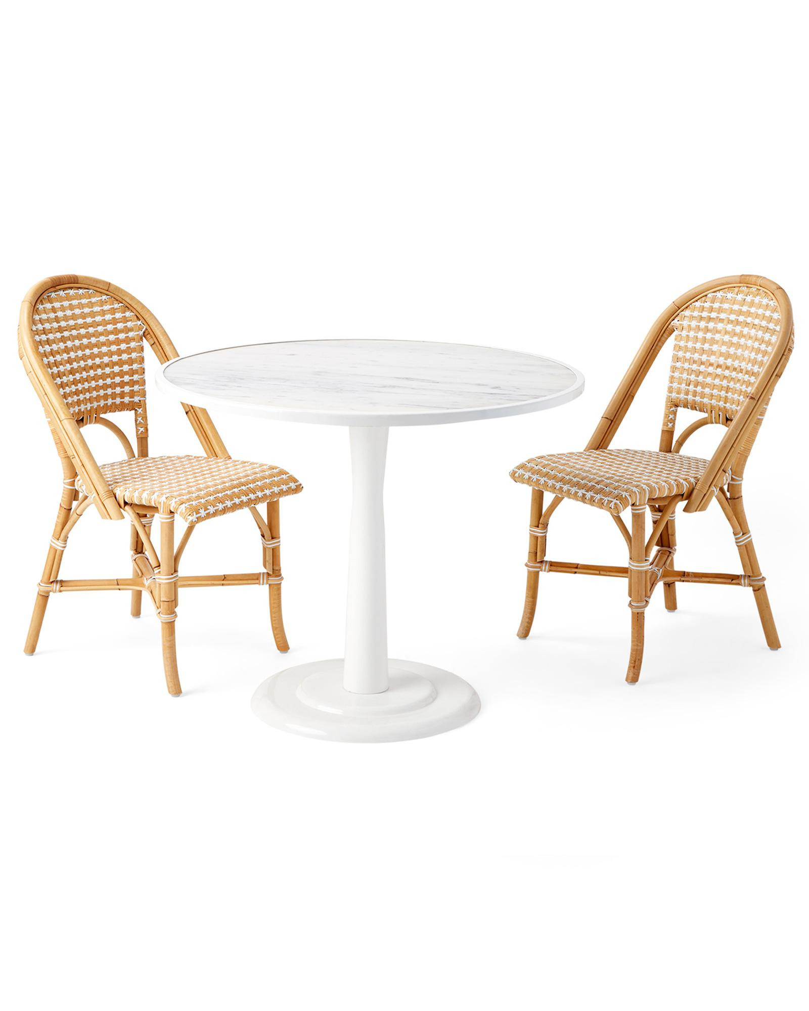 Riviera Étoile & Wainscott Bistro Set | Serena and Lily