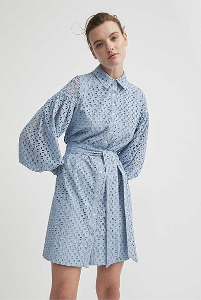 Broderie Shirt Dress | Witchery