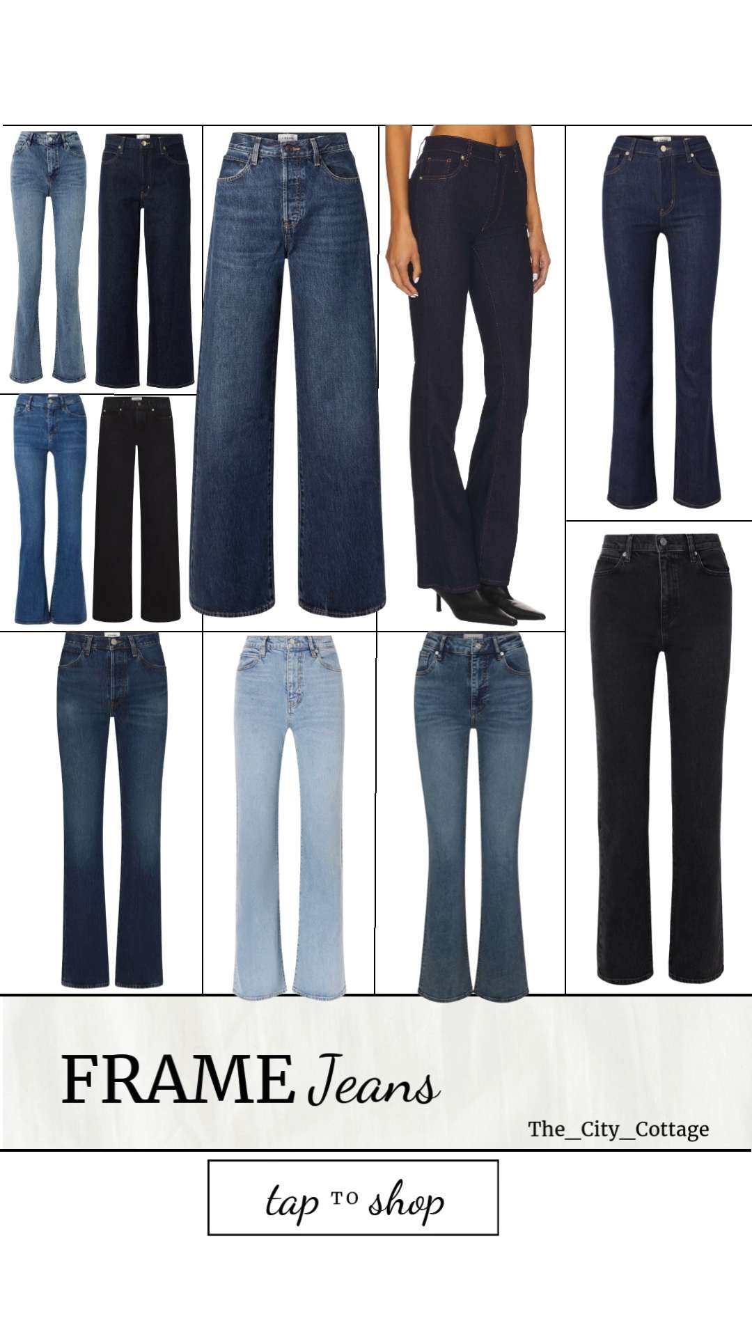 Denim you actually look forward to wearing 💙 

From straight-leg classics to relaxed wide cuts and everything in between, FRAME jeans deliver effortless style and that perfectly broken-in fit you’ll reach for again and again.

#FRAMEDenim #JeansForDays #AllCutsWelcome #DenimStyle #WardrobeStaples #EverydayOutfits #CasualChic #ElevatedBasics #StraightLegJeans #WideLegJeans #SkinnyJeans #DenimLove #ootd #ltkfashion #ltkit #ltkstyle #wardrobeessentials 👖✨ 

 #LTKSeasonal #LTKTall #LTKTravel