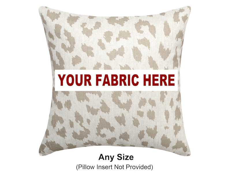 Custom Pillow With Your Fabric - Etsy | Etsy (US)
