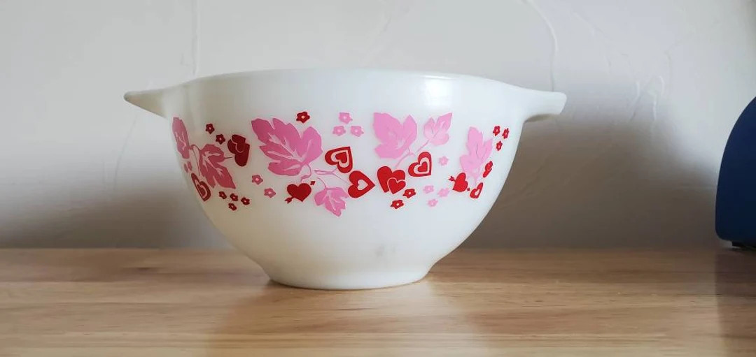 Valentine's Day Hearts Gooseberry Bowl Decal for Vintage Dishes - Decal Only Bowl Not Included - ... | Etsy (US)
