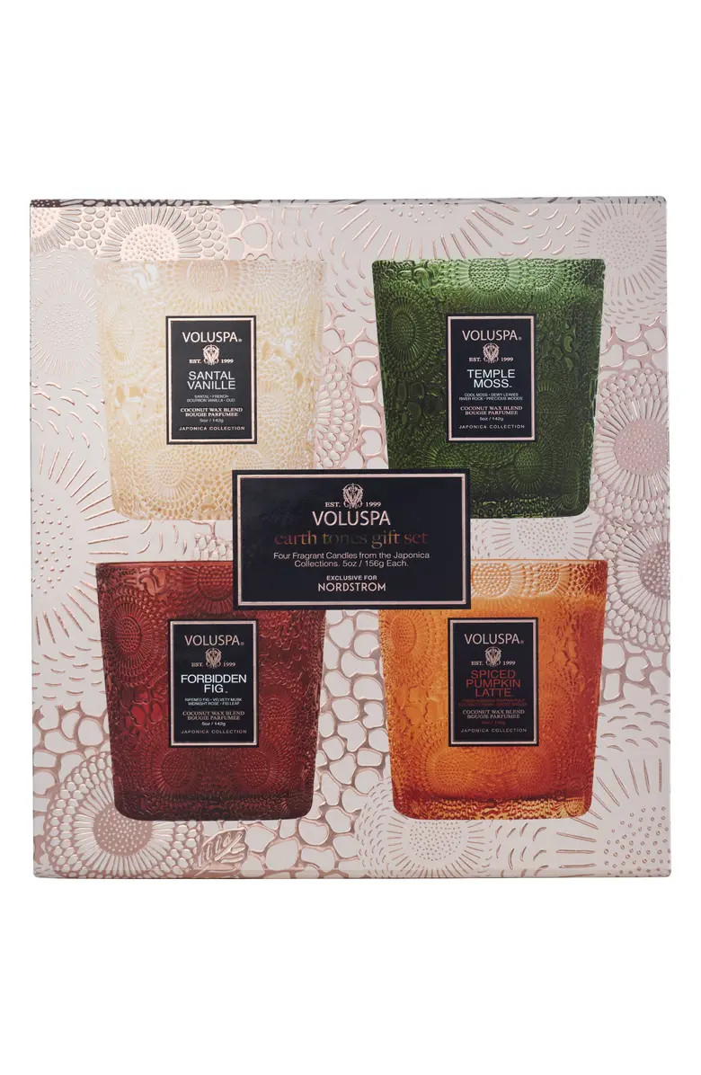 Voluspa Japonica Earth Tones Demi Candle Set (Limited Edition) (Nordstrom Exclusive) $80 Value | ... | Nordstrom