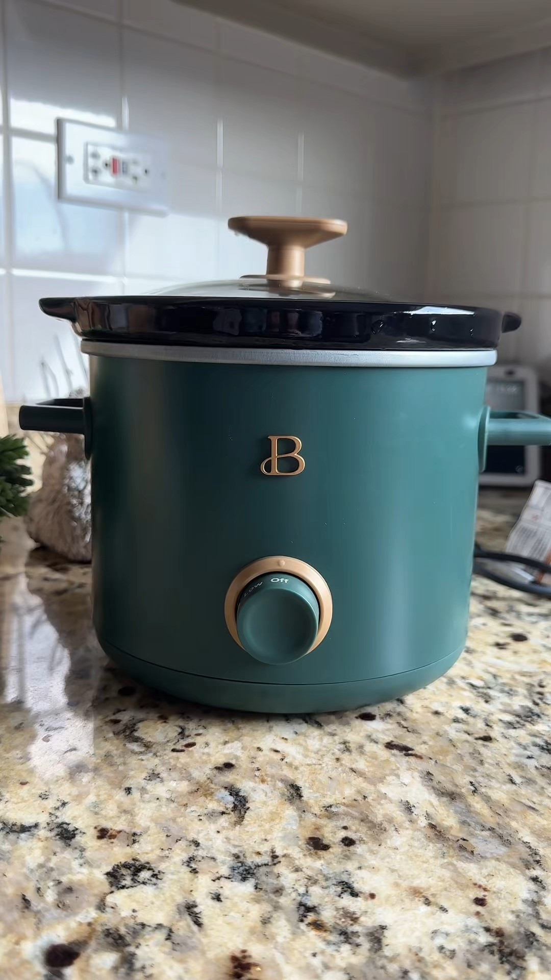 Small crockpot perfect for keeping dips hot when you’re entertaining. A must have small home appliance. The gold detail and green color are so elegant. From Walmart’s Beautiful line. 

Small appliances, Walmart home, entertaining must have, small crock pot, 

#LTKHome