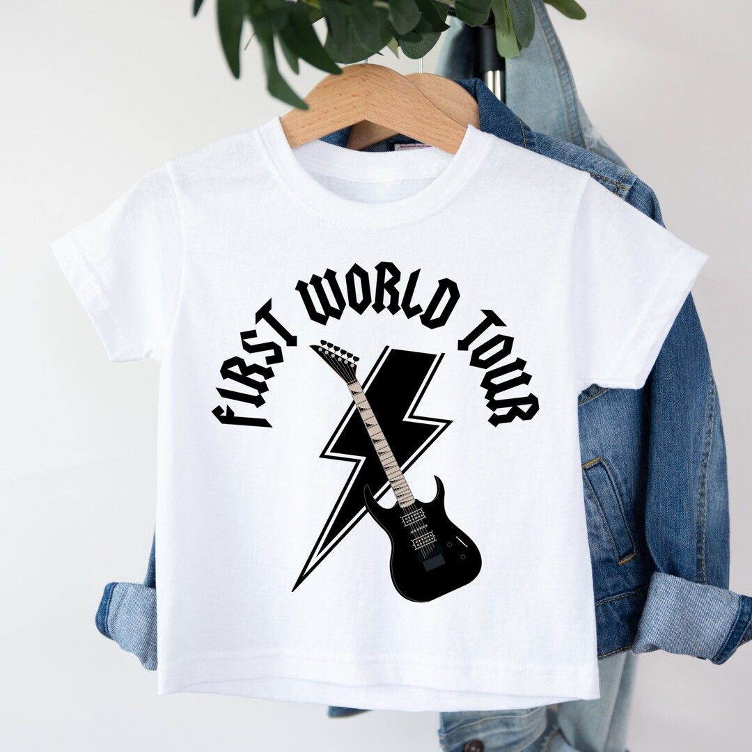 First World Tour Birthday Shirt,rock and Roll 1st Birthday Outfit, Rock Star Birthday, Matching F... | Etsy (US)