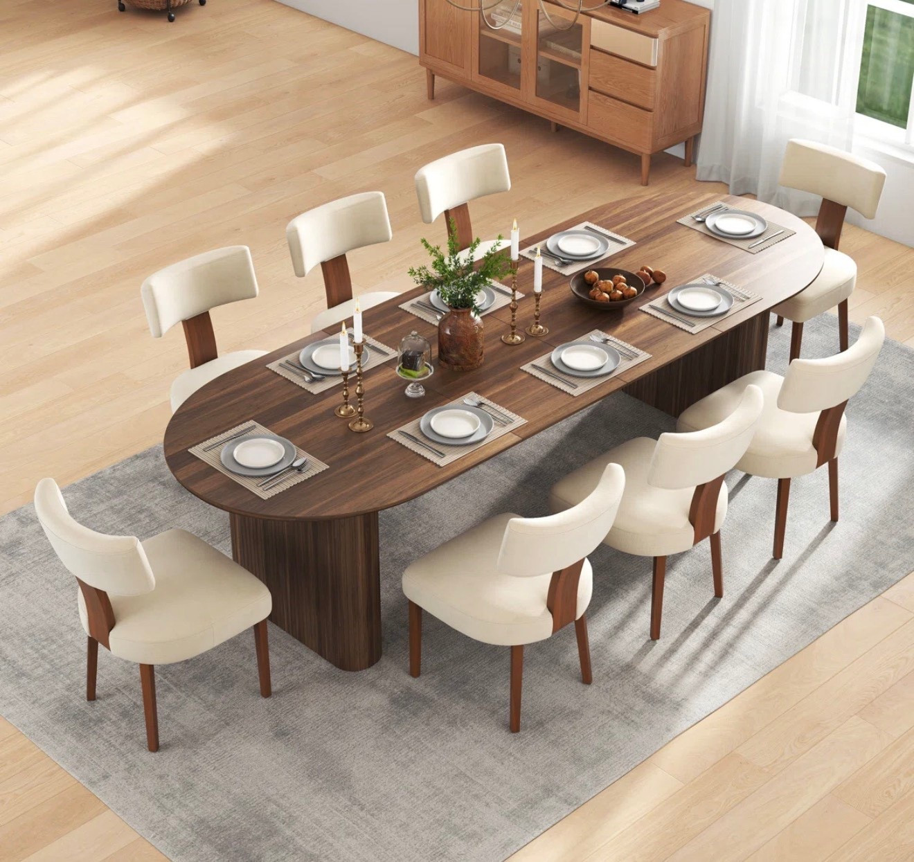 Modern Farmhouse Solid Wood Extendable Dining Table Set-4-8 people @Wayfair 

#LTKHome #LTKSaleAlert
