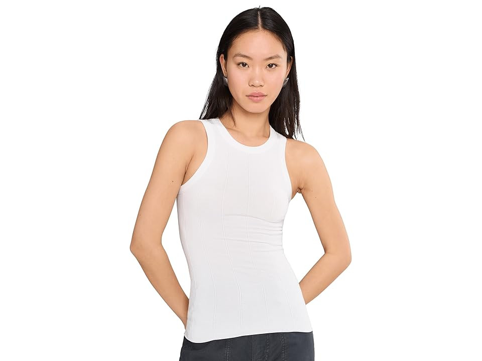 Free People So Soft Seamless Modal Tank Top Women's Clothing Clean Ivory : XS-SM (Women's 0-6), Elastane/Modal/Polyamide | Zappos