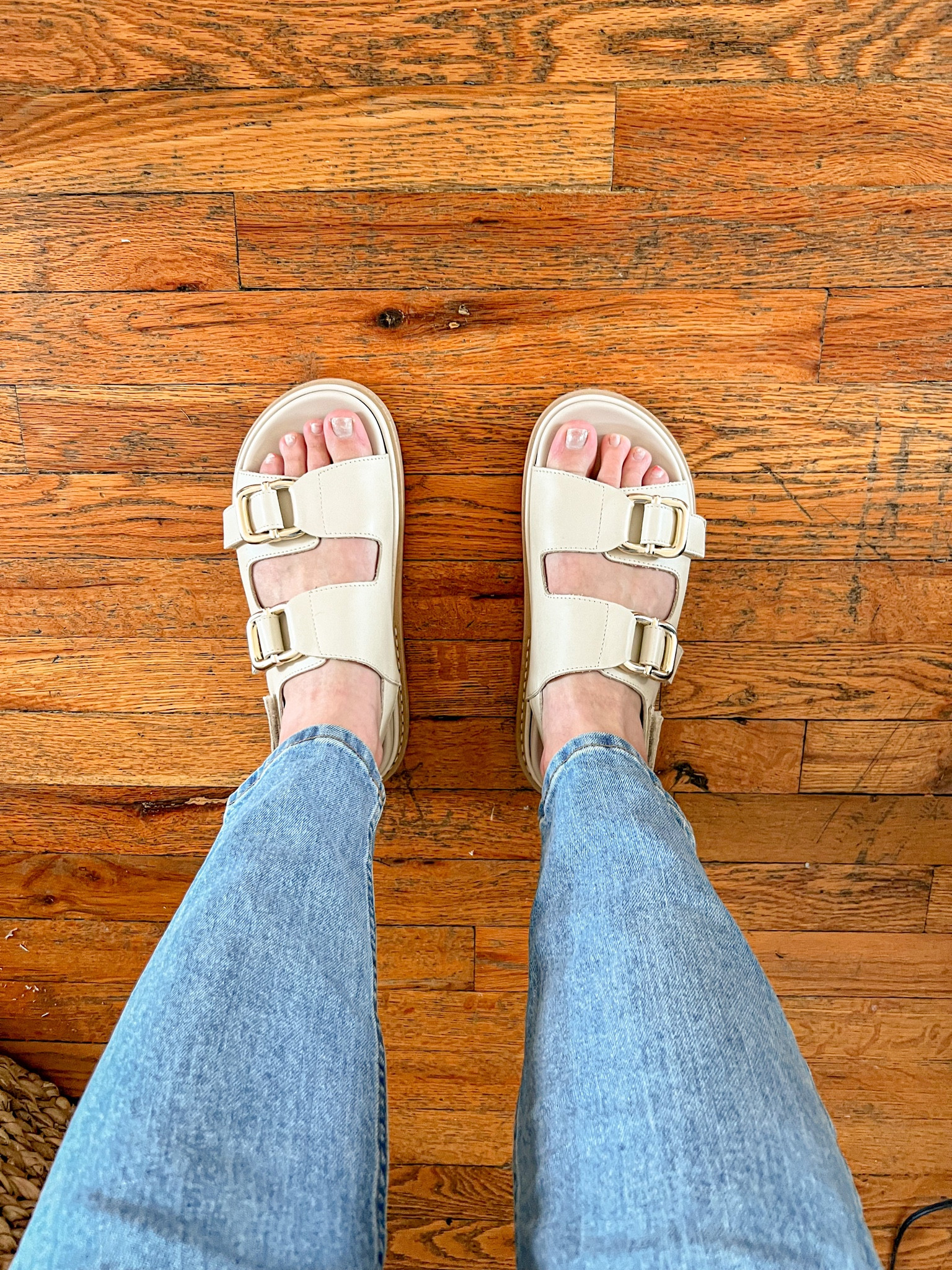the perfect everyday walking sandal!! these are my new favorite shoes for summer. so soft and supportive, gorgeous leather with brass buckles, and a chunky look. will be wearing on repeat! 

summer sandals, chunky sandals, everyday sandals, Birkenstock sandals, leather sandals

#LTKSeasonal #LTKshoecrush #LTKtravel