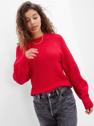 Forever Cozy Ribbed Crewneck Sweater | Gap Factory