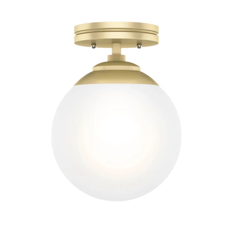 Hepburn Glass Flush Mount | Wayfair North America