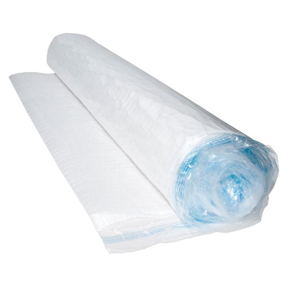 TrafficMaster Standard 100 sq. ft. Rolls 25 ft. x 4 ft. x .080 in. Polyethylene Foam 2-in-1 Underlay | The Home Depot