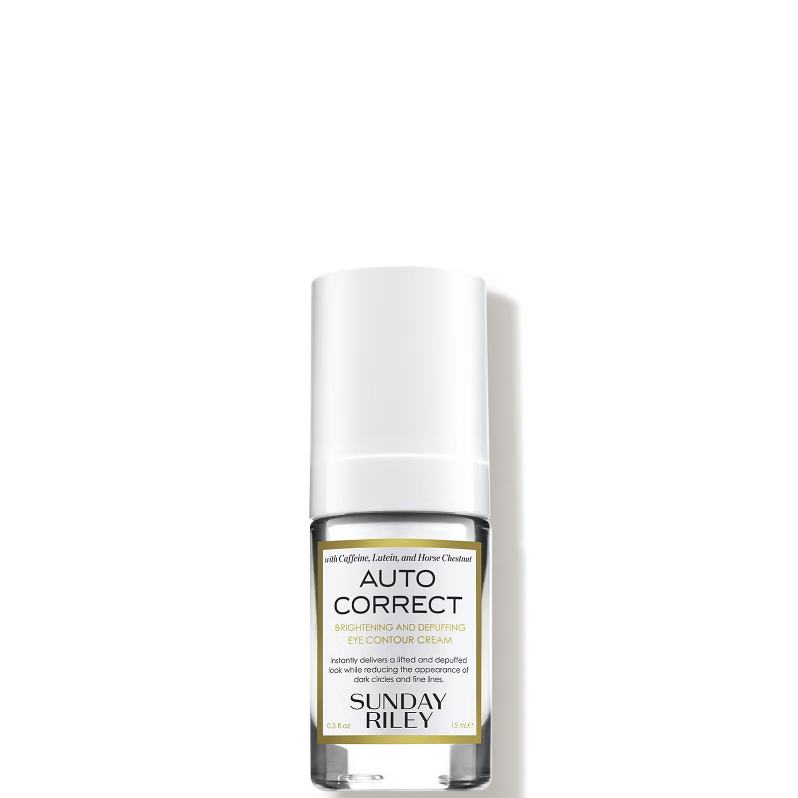 Sunday Riley Auto Correct Brightening and Depuffing Eye Contour Cream 15ml | Cult Beauty