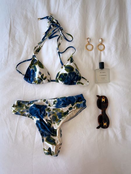 I am simply in love with this new collection. This floral pattern is stunning and would look good on anyone! I have the Mid High Cut Pant and Triangle top! Vacation and bathing suit ready! 

#LTKeurope #LTKtravel #LTKstyletip