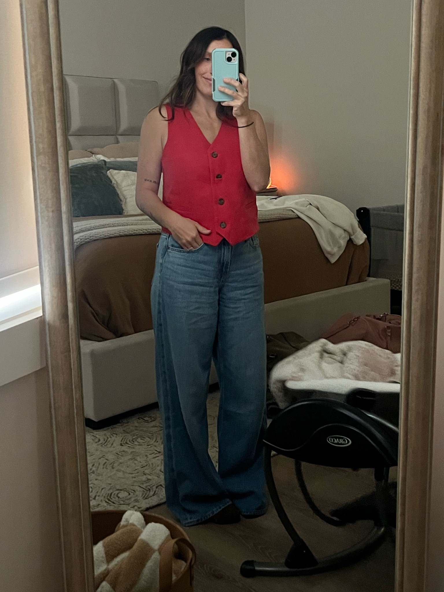 Found the perfect baggy jean & so affordable! Wearing size 2

#LTKFindsUnder50 #LTKU #LTKSeasonal