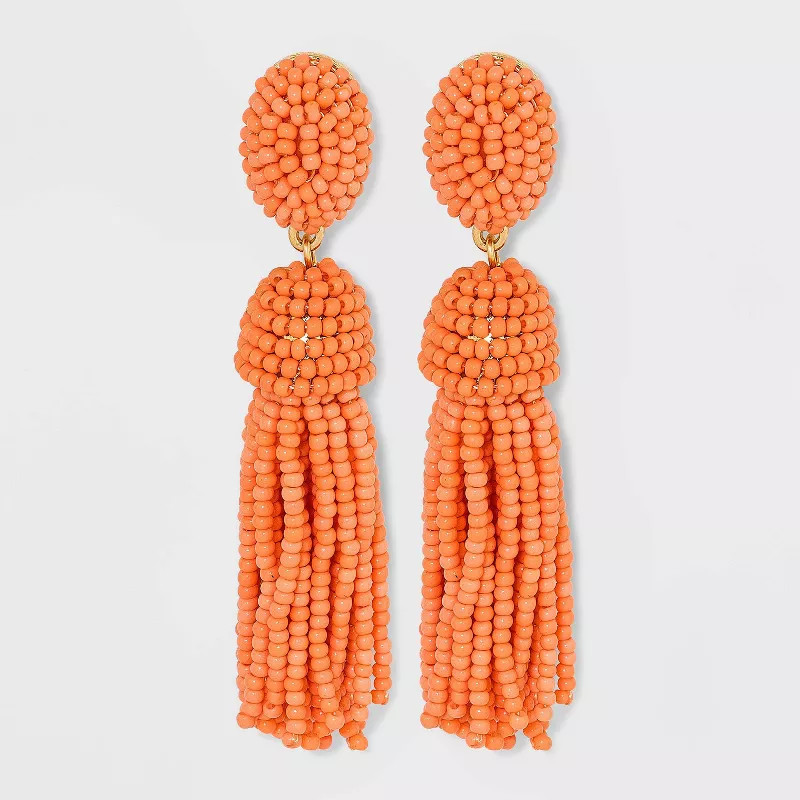 SUGARFIX by BaubleBar Polished Beaded Tassel Earrings | Target