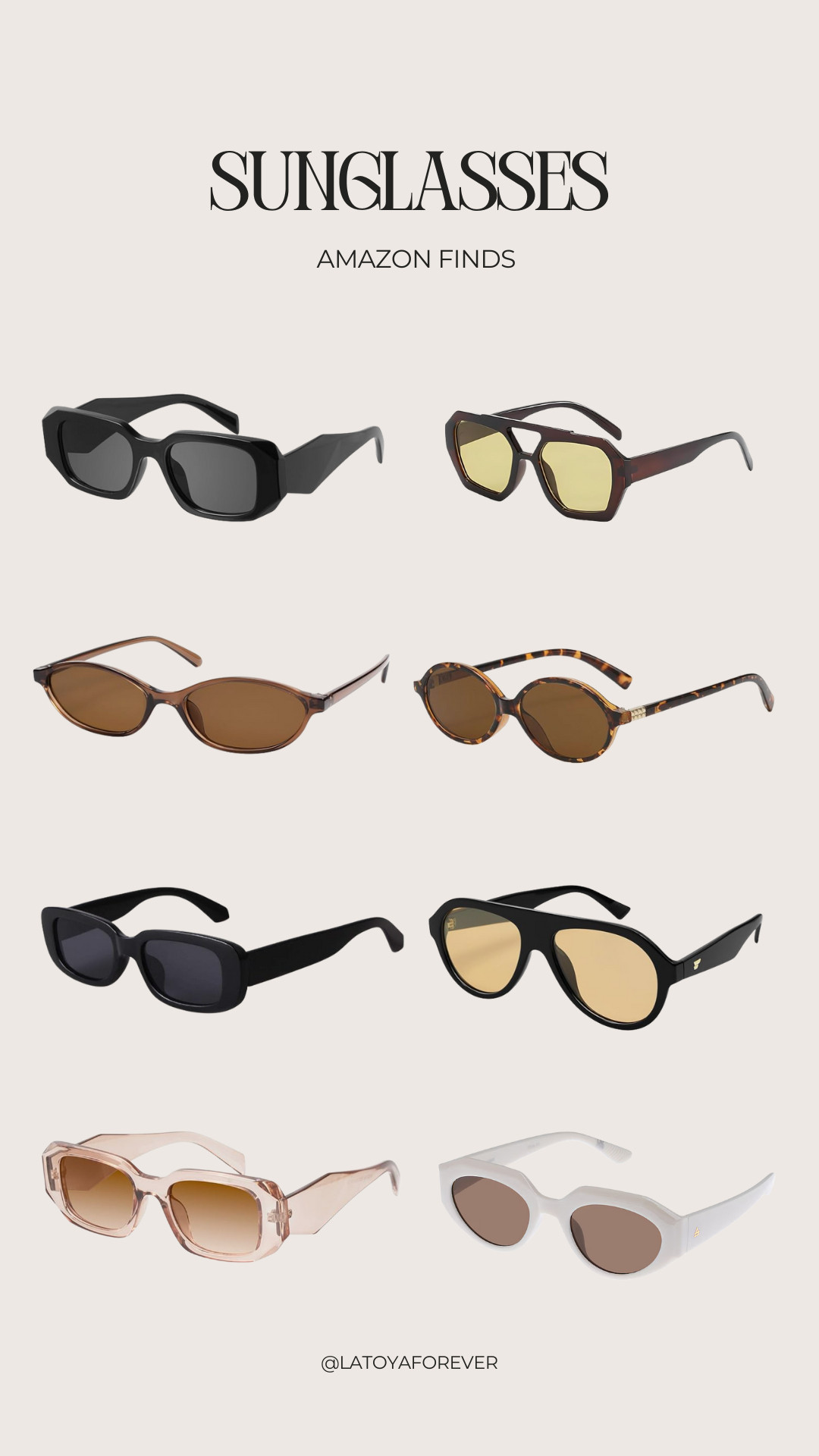 These Amazon sunnies are giving high-end energy without the designer price tag 😎☀️ Minimal, chic, and under $20? Yes pls. Linked my faves that go with literally everything.

#Sunglasses #AmazonFinds 

 

#LTKStyleTip #LTKFindsUnder50