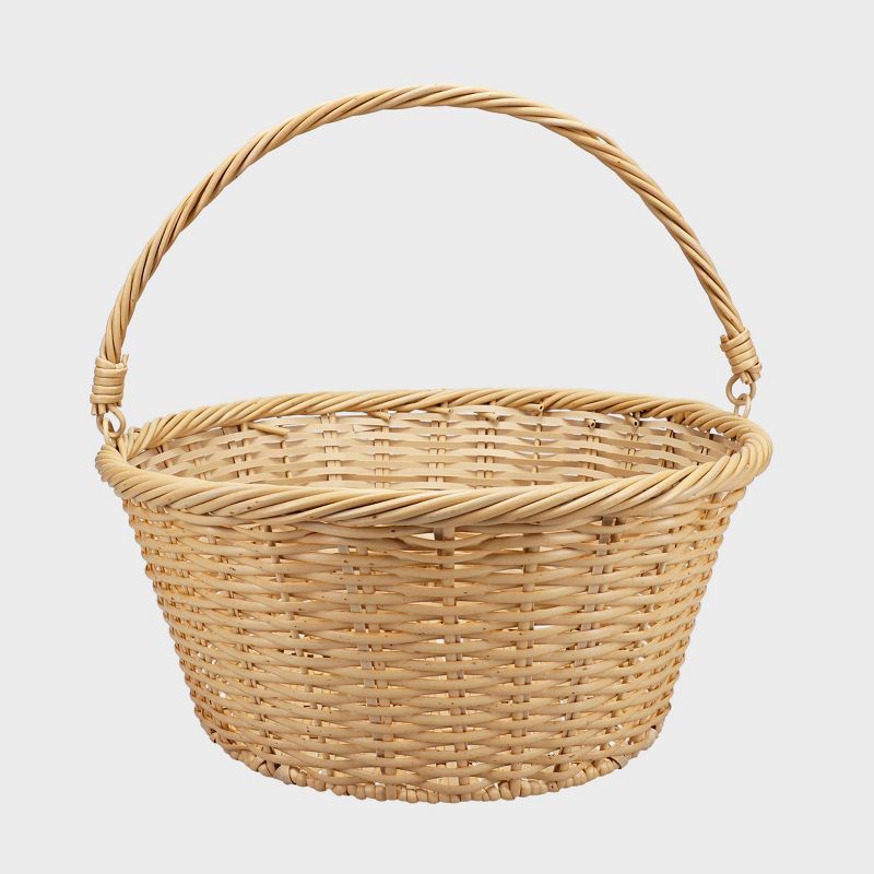 14" Round Plastic Willow Decorative Easter Basket - Spritz™ | Target