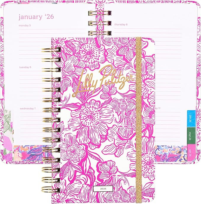 Lilly Pulitzer Medium Monthly Planner January 2026 - December 2026, Monthly Agenda & Calendar, St... | Amazon (US)