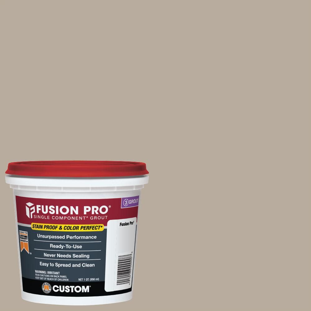 Fusion Pro #386 Oyster Gray 1 qt. Single Component Grout | The Home Depot