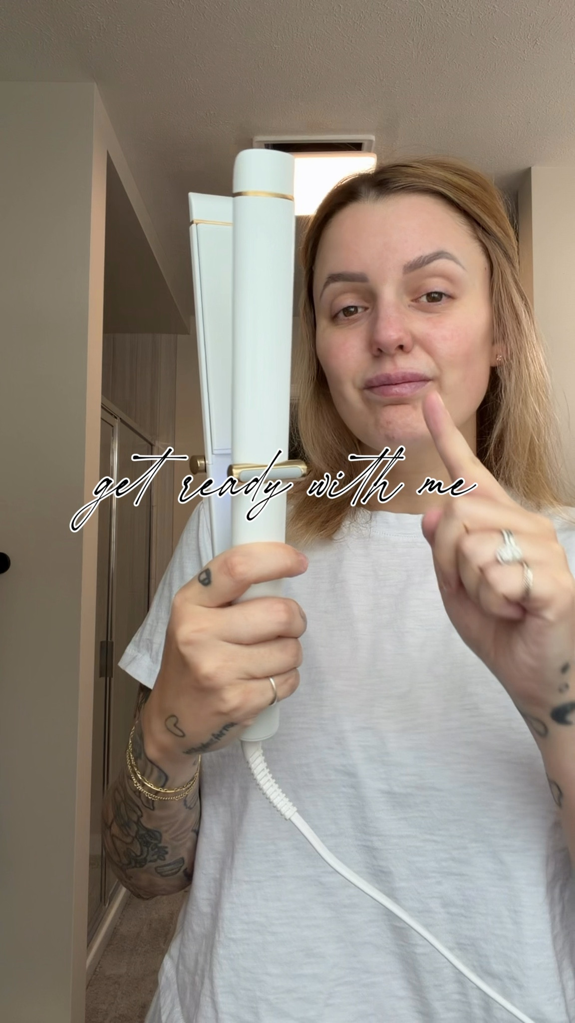 Do my hair with me! I think i’ve finally found a hairstyle I love for my bob haircut. The curling straightener is so easy to use! Use the mousse for volume before blow drying, texture spray to set the curls, and styling balm to soften them

#LTKmorningroutine #LTKBeauty #LTKgrwm