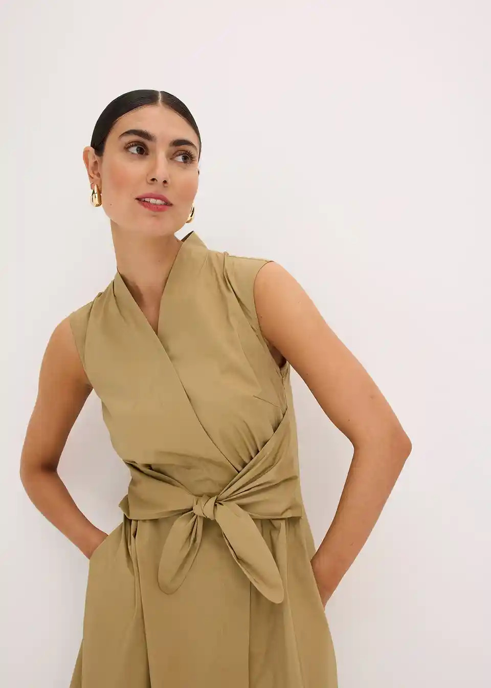 Kleid mit Bindedetail | Bonprix DE