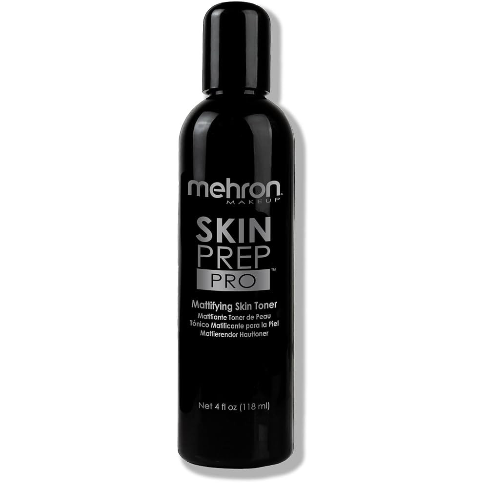 Mehron Makeup Skin Prep Pro Mattifying Skin Toner | Long Lasting Pre-Makeup Primer 4 fl oz (120 m... | Amazon (US)
