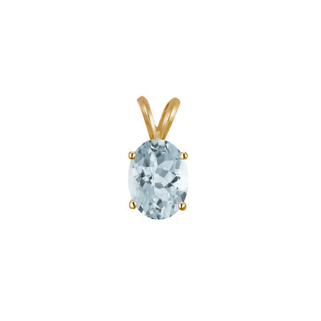 Women s 1 Ct Aqua Aquamarine Pendant 14k Gold | Walmart (US)