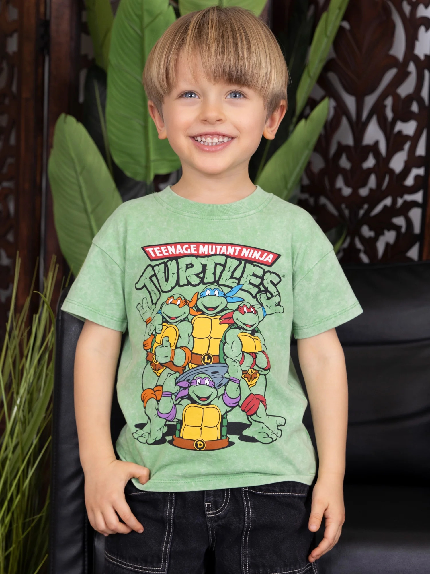 Teenage Mutant Ninja Turtles Toddler Boys Short Sleeve Crewneck T-Shirt, Sizes 12M-5T | Walmart (US)