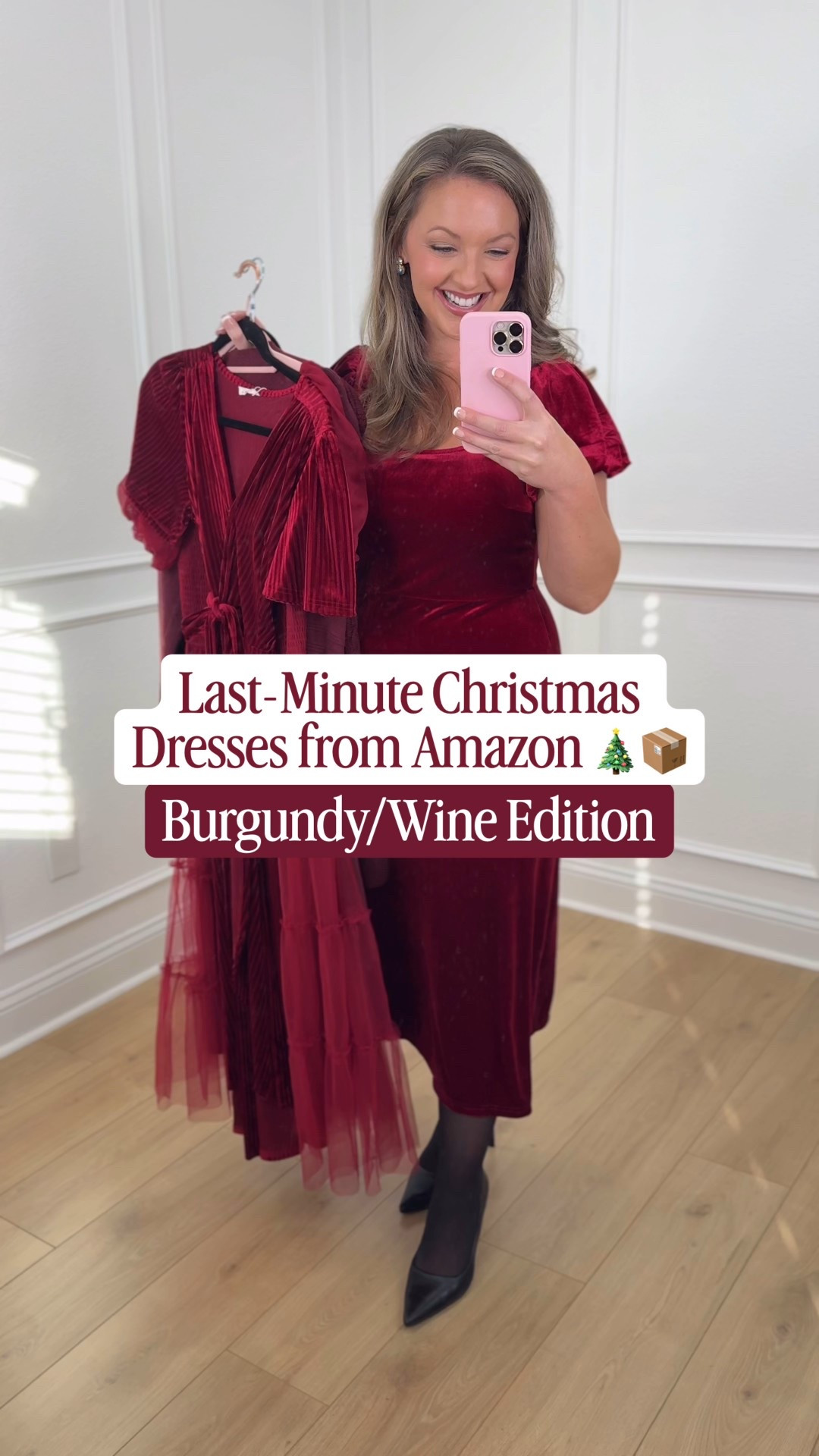 Need a Last-minute Christmas dress? SAME 🎄❤️These burgundy/ wine + dark red Amazon dresses are perfect for holiday parties, church, Christmas Eve, family photos… and they’re all quick shipping!📦
I’m 5’5”, size 8/10 wearing a Medium in everything.
Flattering, comfy, and festive, you can’t go wrong with these!


amazon christmas dresses, amazon holiday dresses, amazon burgundy dress, amazon dark red dress, christmas party dress amazon, last minute christmas outfit, holiday dresses for moms, christmas outfits amazon women, red christmas dress ideas, amazon prime dresses, festive holiday dresses, amazon fashion finds, mom style over 30, midsize holiday outfits

#amazonfashion #amazonfinds #amazondresses #holidayoutfits #christmasdress #christmasoutfitideas #holidaystyle #midsizefashion #momstyle #over30style #affordablefashion #amazonprimefinds #holidaypartyoutfit  

 #LTKHoliday #LTKSeasonal #LTKMidsize