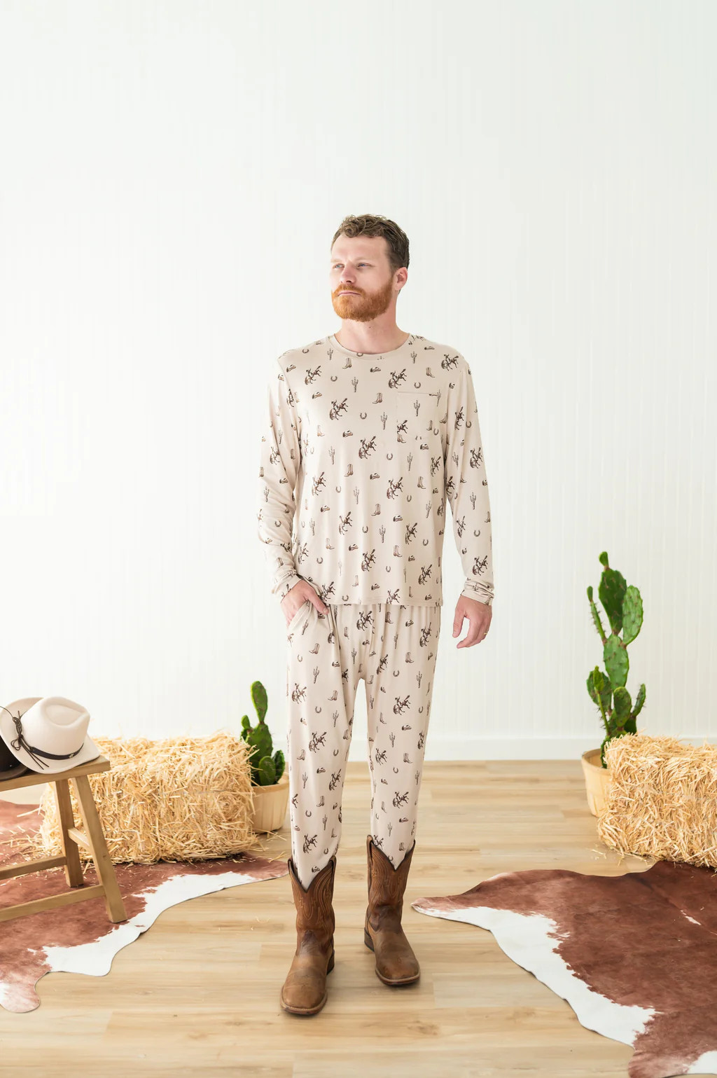 Men's Jogger Set in Classic Cowboy | Kyte Baby