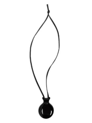 LEMAIRE Castanet Mirror Necklace | Black | FARFETCH AZ | Farfetch Global
