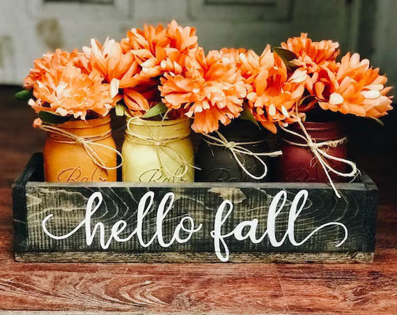 Fall Decoration Mason Jar Fall Decor Mason Jar Decor | Etsy | Etsy (US)
