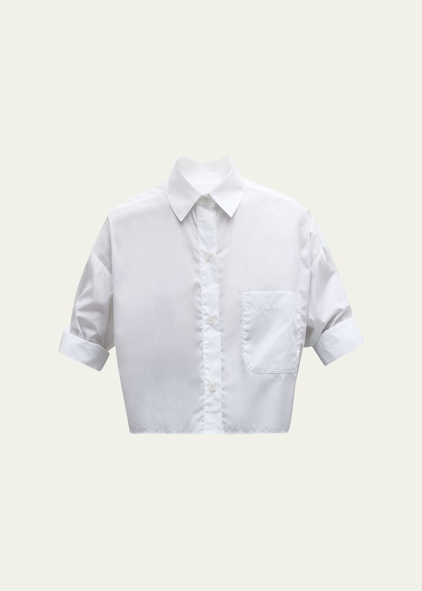 TWP Next Ex Cropped Shirt in Superfine Cotton | Bergdorf Goodman