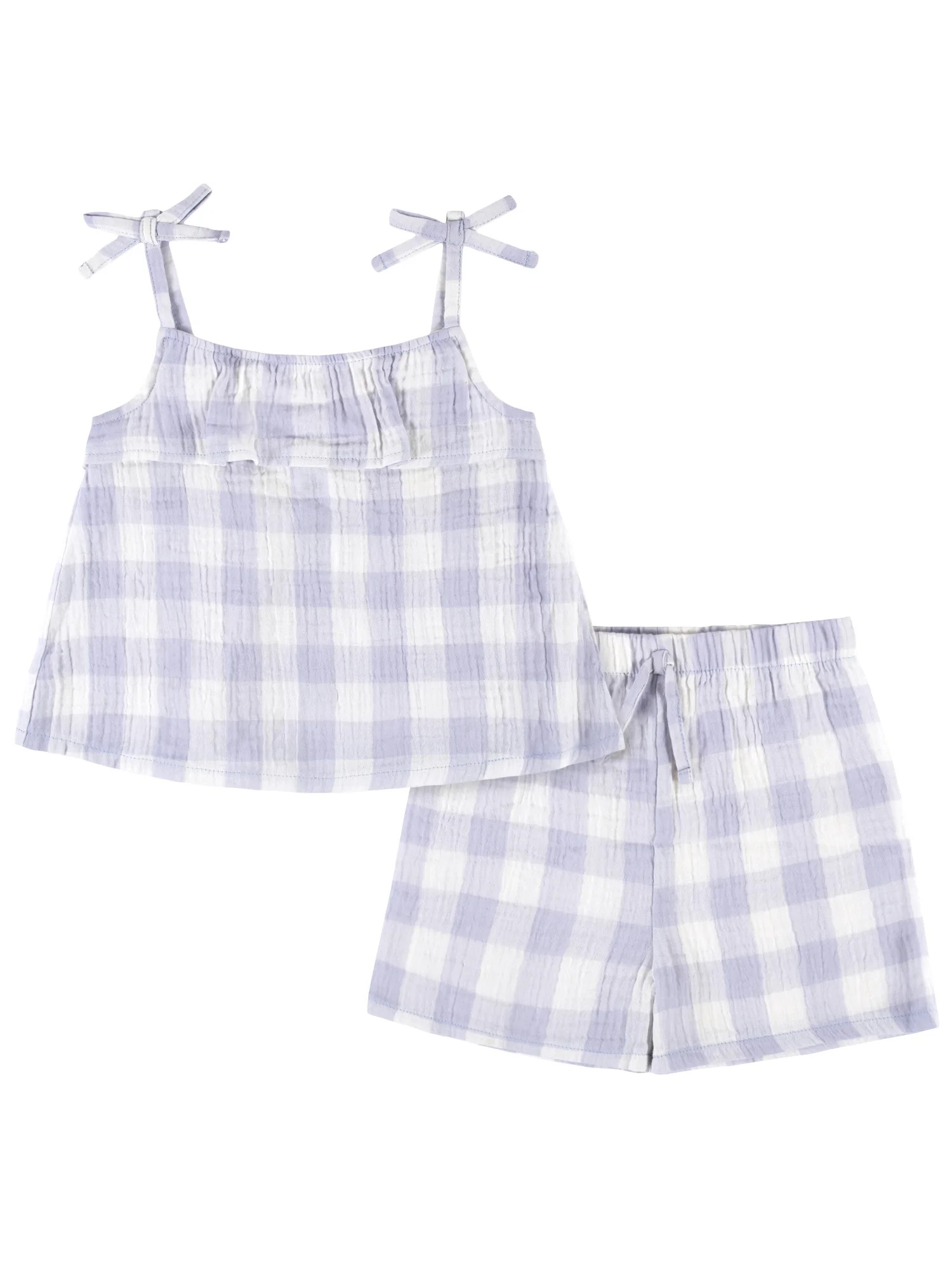 Modern Moments by Gerber Baby & Toddler Girls Tank Top and Short, 2 Piece Outfit Set, (12M - 5T) ... | Walmart (US)