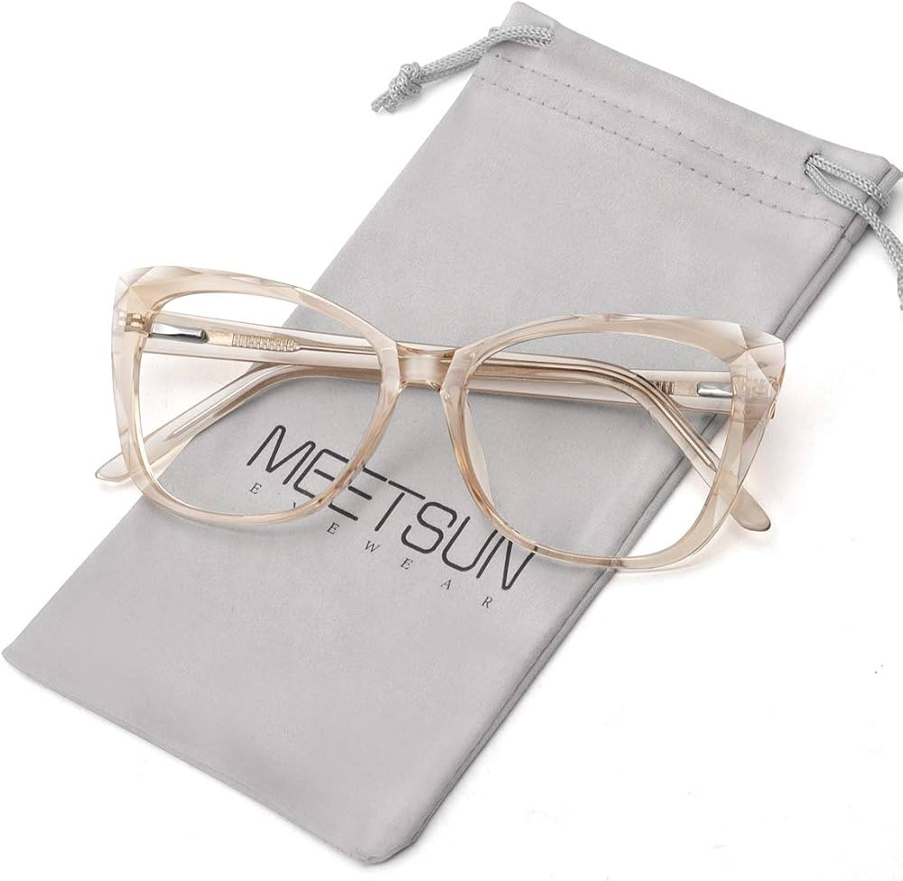 MEETSUN Blue Light Blocking Glasses for Women Anti Eyestrain Filter Blue Ray Computer Game Glasse... | Amazon (US)